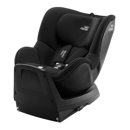 Britax Dualfix M Plus 360 Rotating i-Size Car Seat - Space Black - rear-facing with rebound bar