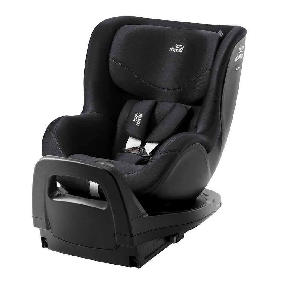 Britax Dualfix Pro M i-Size 360 Rotating Car Seat - Classic Deep Black - with 5-point harness