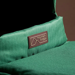 Mountain Buggy Carrycot Plus for Duet V4 - Matcha - close up of herringbone fabric