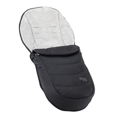 egg3 Luxury Bundle (Carbonite) - showing the included matching footmuff
