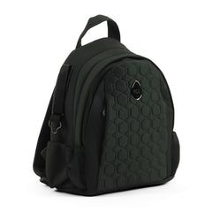 egg3 Luxury Bundle (Black Olive) - showing the included matching backpack style changing bag