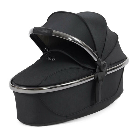 egg3 Carrycot - Carbonite - hood fully extended
