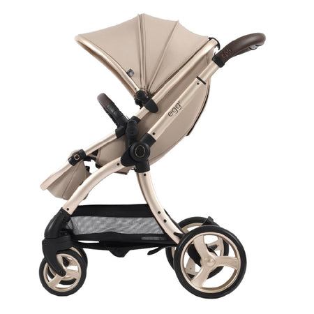 egg3 Stroller - Feather - side view, forward-facing
