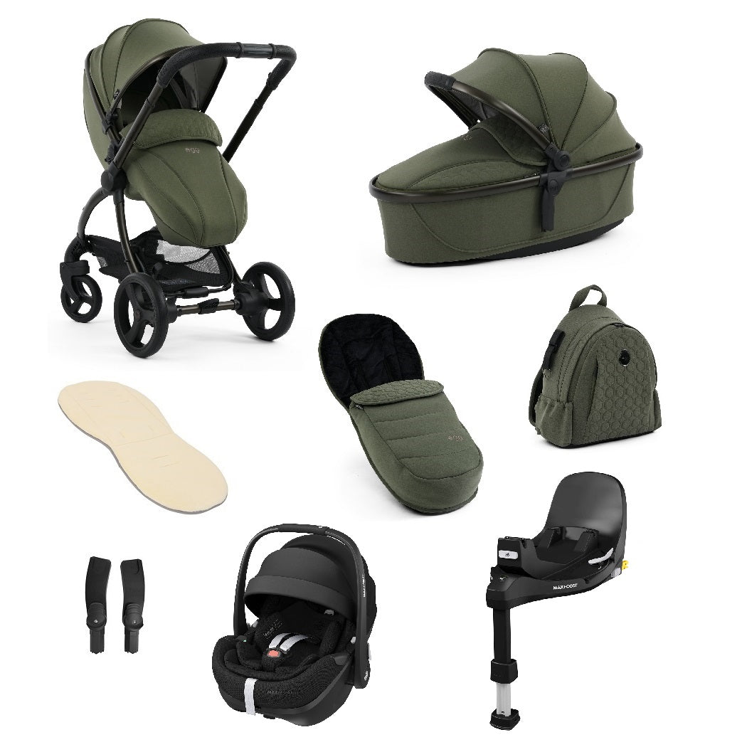 egg3 Sage - Luxury Bundle with Maxi-Cosi Pebble 360 Pro²
