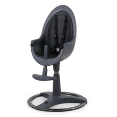 egg Grey Highchair - with black seat pad