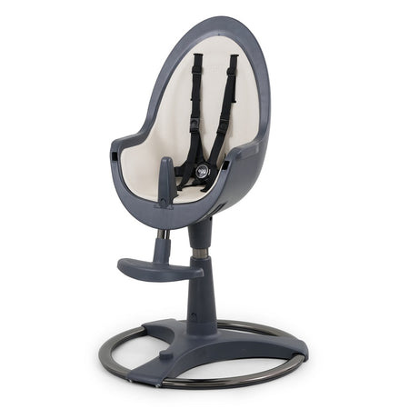 egg Grey Highchair - with cream seat pad