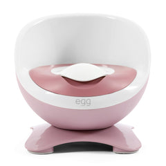 eggloo Potty - Pink - front view, with lid fitted