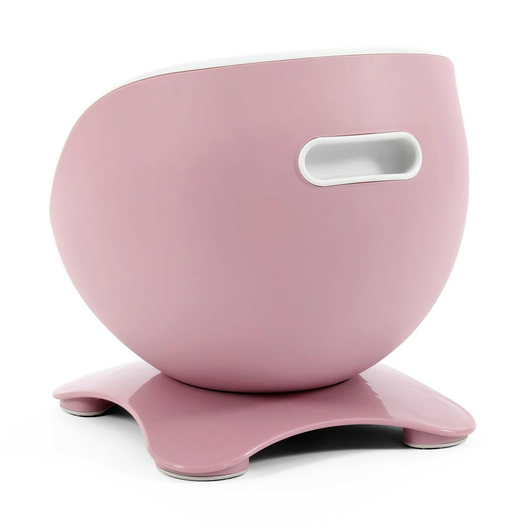 eggloo Potty - Pink - rear view, with carrying grip
