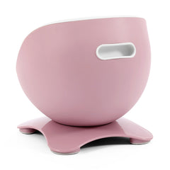 eggloo Potty - Pink - rear view, with carrying grip