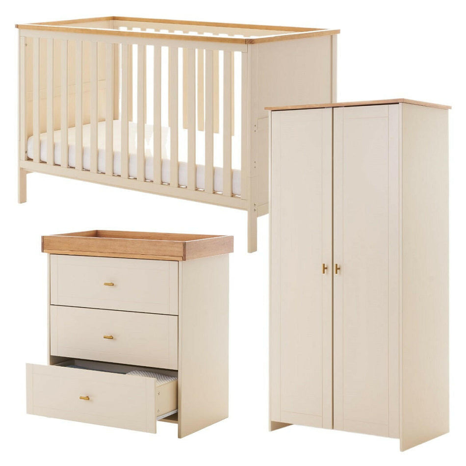 Obaby Evie 3 Piece Room Set - Cashmere