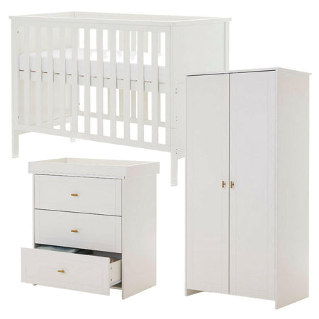 Obaby Evie MINI 3 Piece Room Set - White