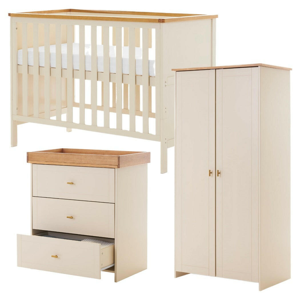 Obaby Evie MINI 3 Piece Room Set - Cashmere