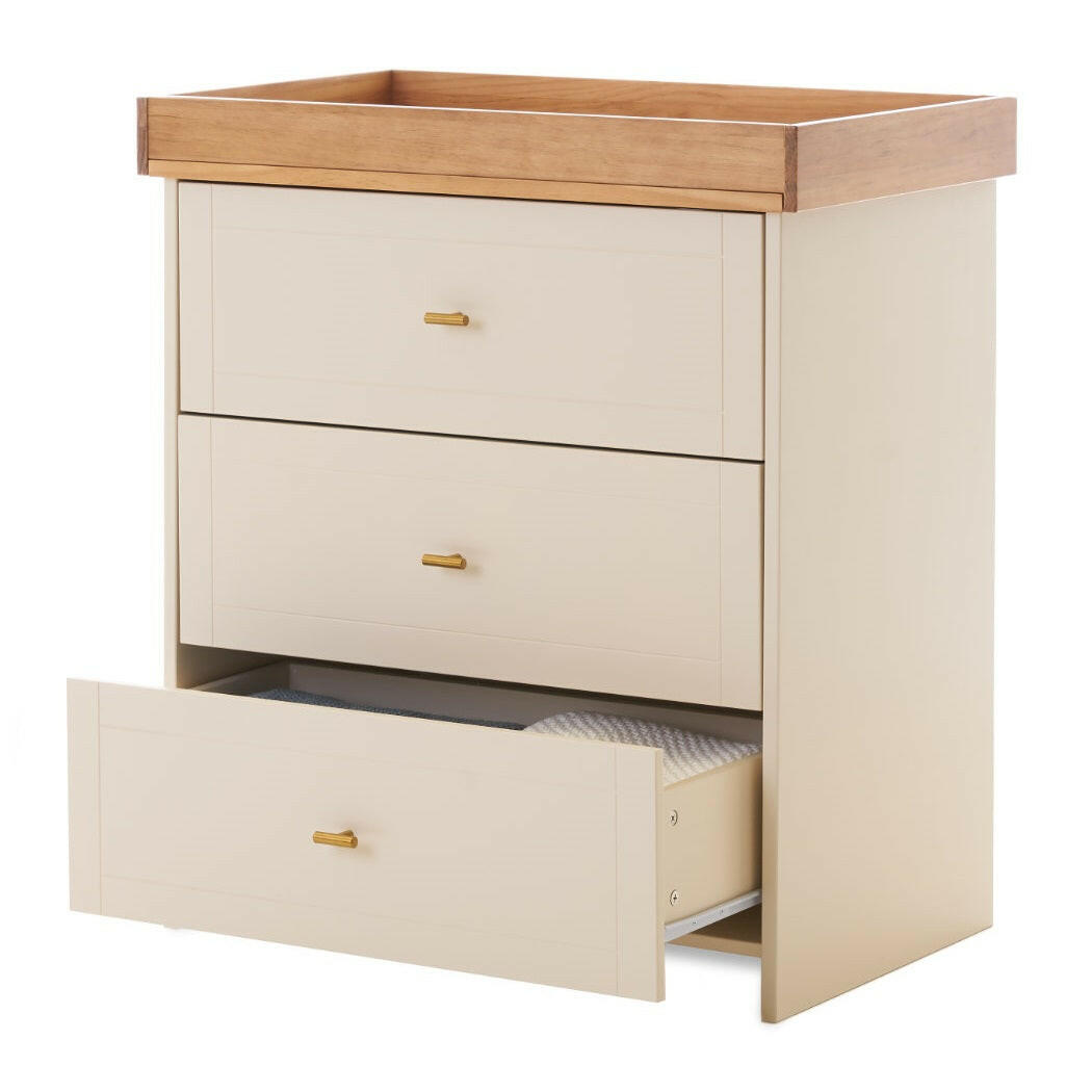 Obaby Evie Changing Unit - Cashmere - shown with the changing top (bedding etc not included)