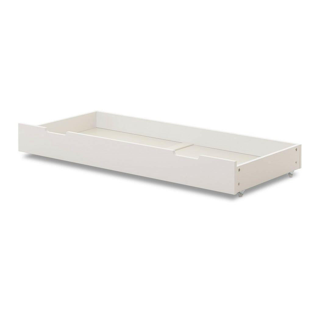 Obaby Evie Under Drawer (140x70cm) White - showing the drawer`s wheels