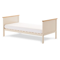Obaby Evie Cot Bed - Cashmere - shown converted into the toddler bed