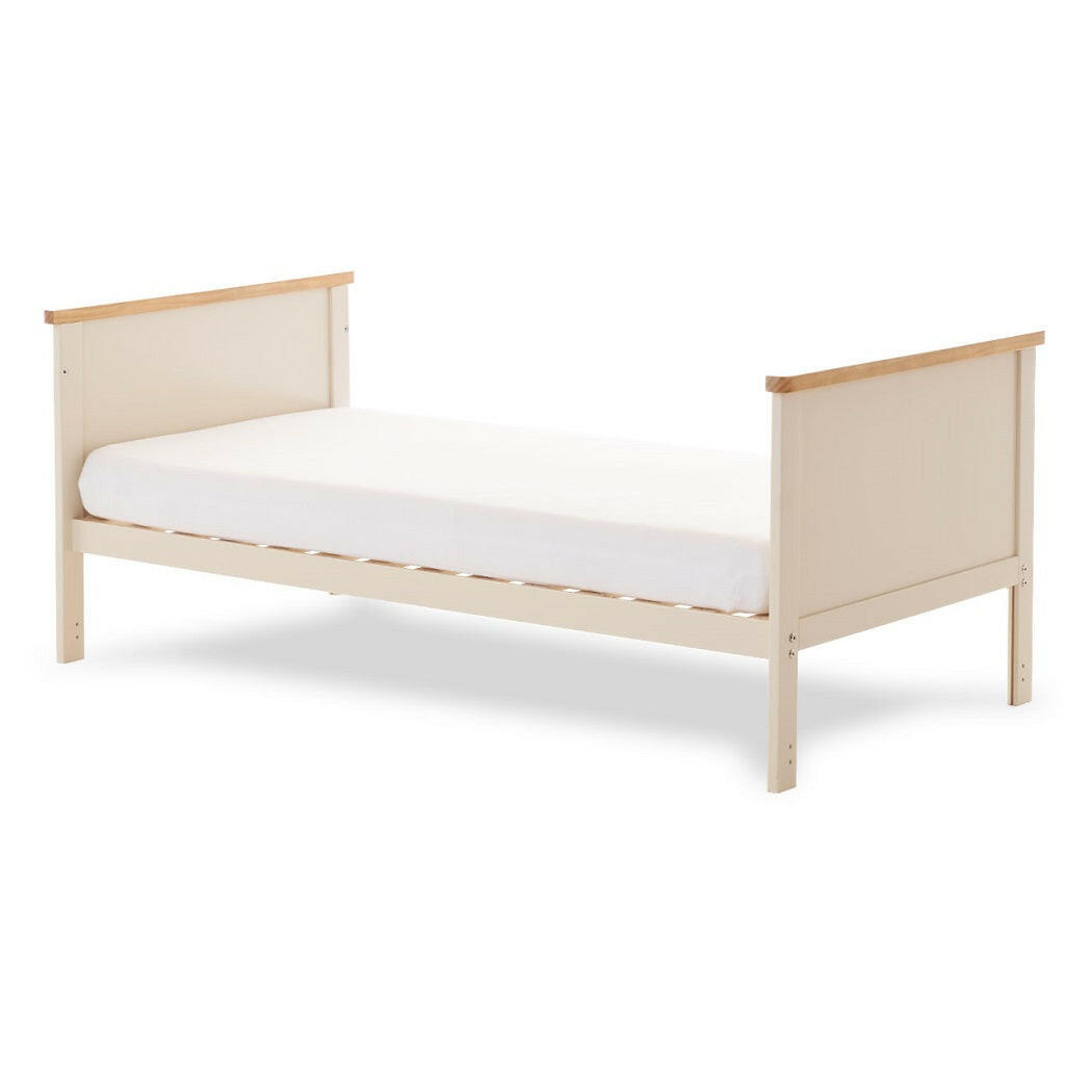 Obaby Evie Cot Bed - Cashmere - shown converted into the toddler bed