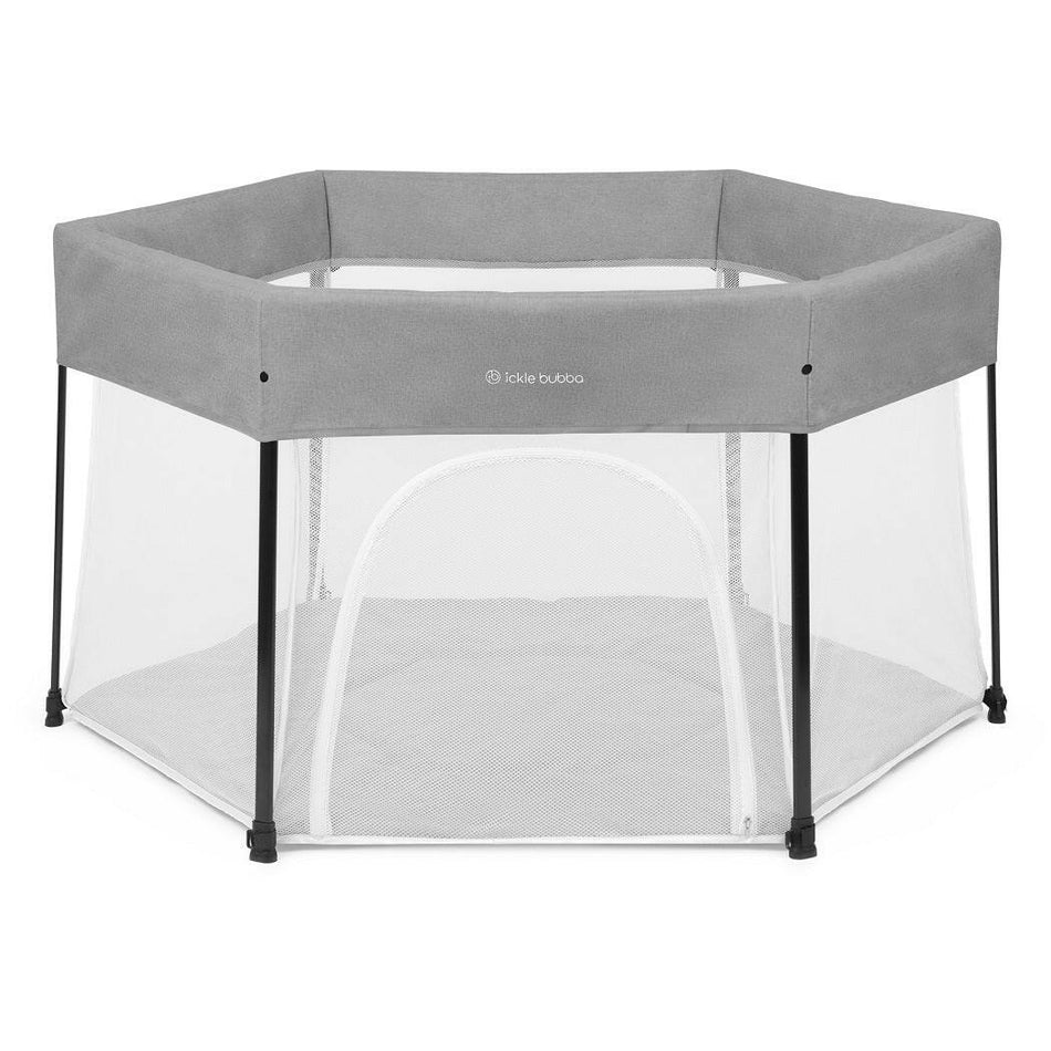 Ickle Bubba Fiesta Pop-Up Playpen - Space Grey - front view