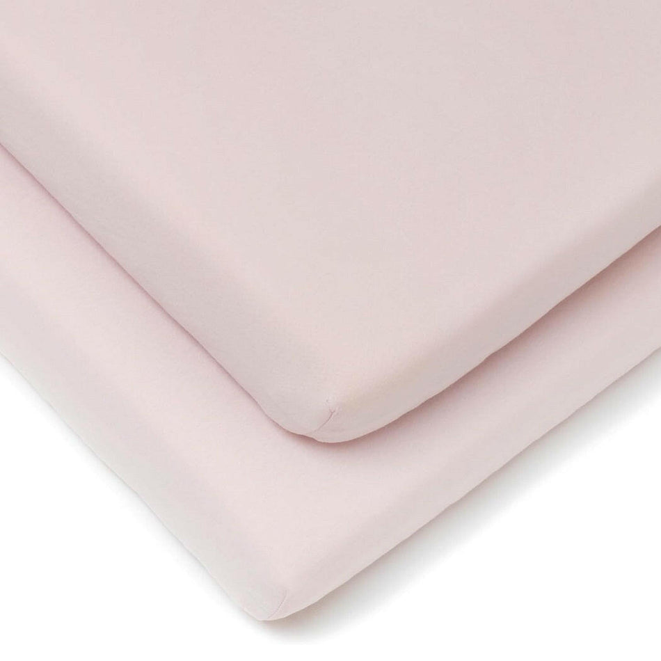 Clair De Lune Fitted Cot Bed Sheets (Pack of 2) - Pink