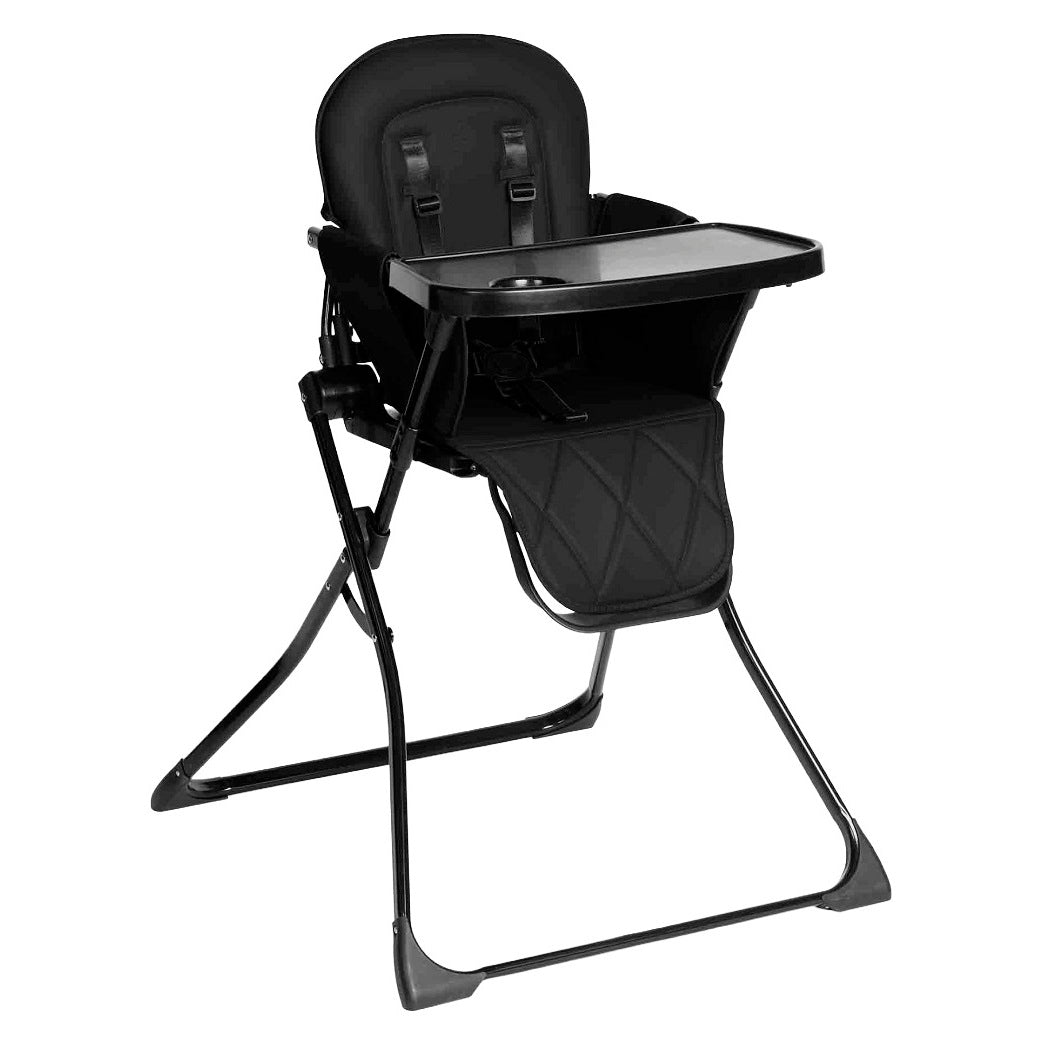 Ickle Bubba Flip Pro Magic Fold Highchair - Black - with detachable tray