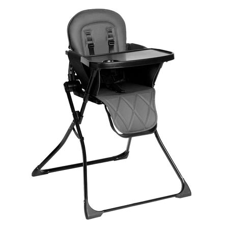 Ickle Bubba Flip Pro Magic Fold Highchair - Charcoal Grey - with detachable tray
