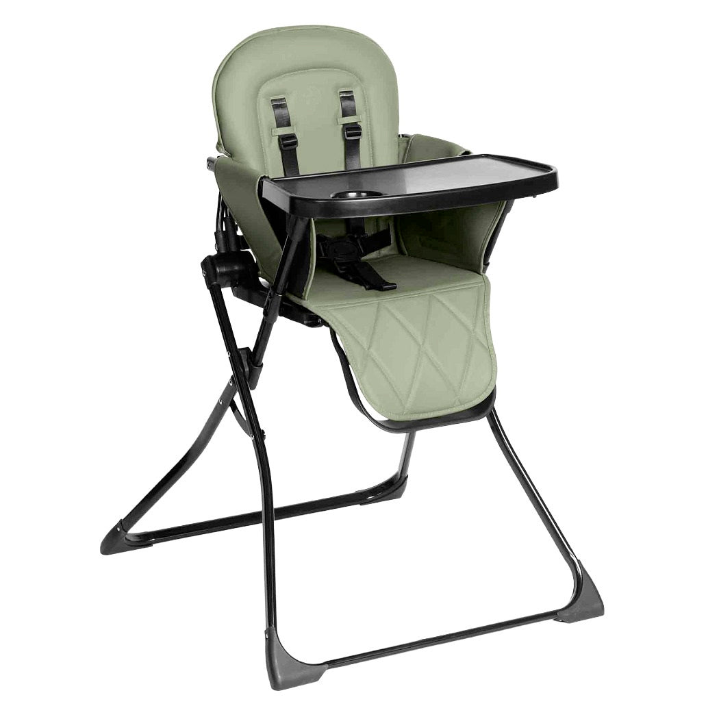 Ickle Bubba Flip Pro Magic Fold Highchair - Sage Green - with detachable tray