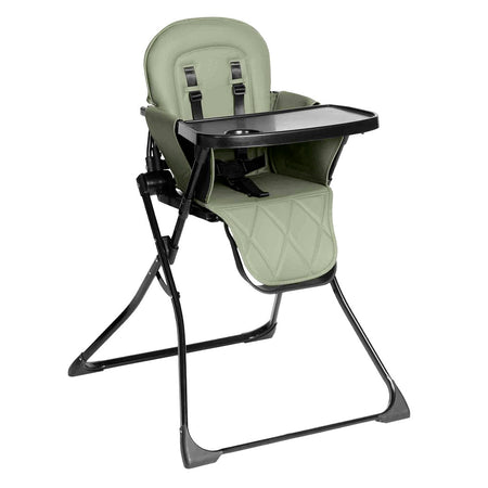 Ickle Bubba Flip Pro Magic Fold Highchair - Sage Green - with detachable tray