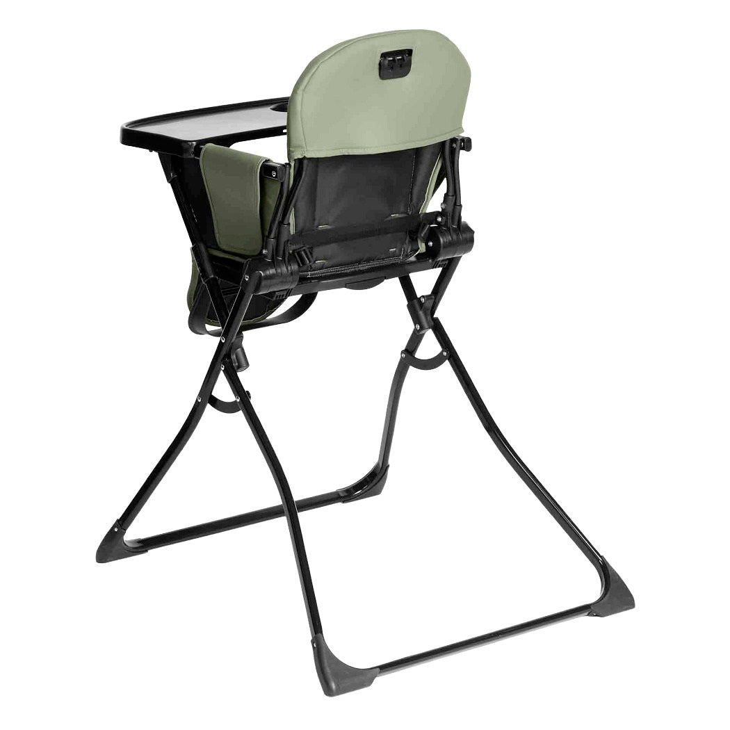 Ickle Bubba Flip Pro Magic Fold Highchair - Sage Green - rear view