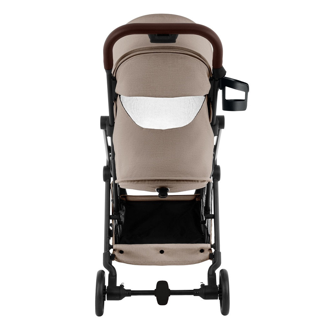 Britax Flylite Travel Stroller - Teak - rear view, ventilation panel