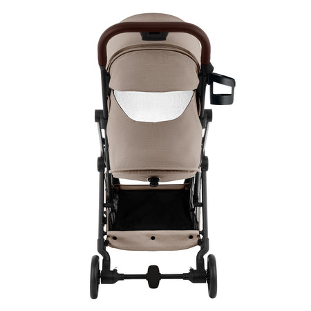Britax Flylite Travel Stroller - Teak - rear view, ventilation panel