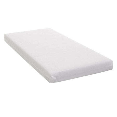 Obaby Stamford Space Saver Cot with FOAM Mattress (Warm Grey) - showing the included foam mattress
