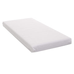 Obaby Stamford Space Saver Cot with FOAM Mattress (Warm Grey) - showing the included foam mattress