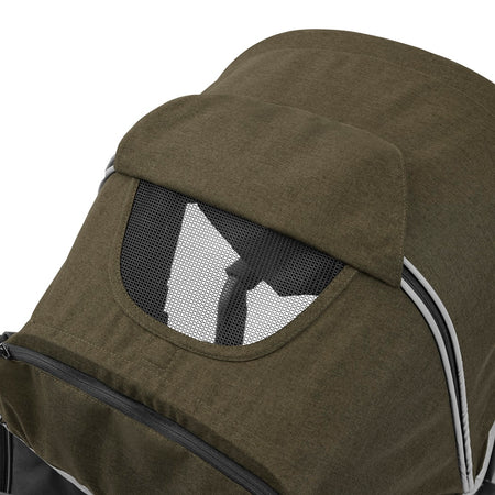 Ickle Bubba Venus Jogger Pro Max - Woodland - viewing window in hood