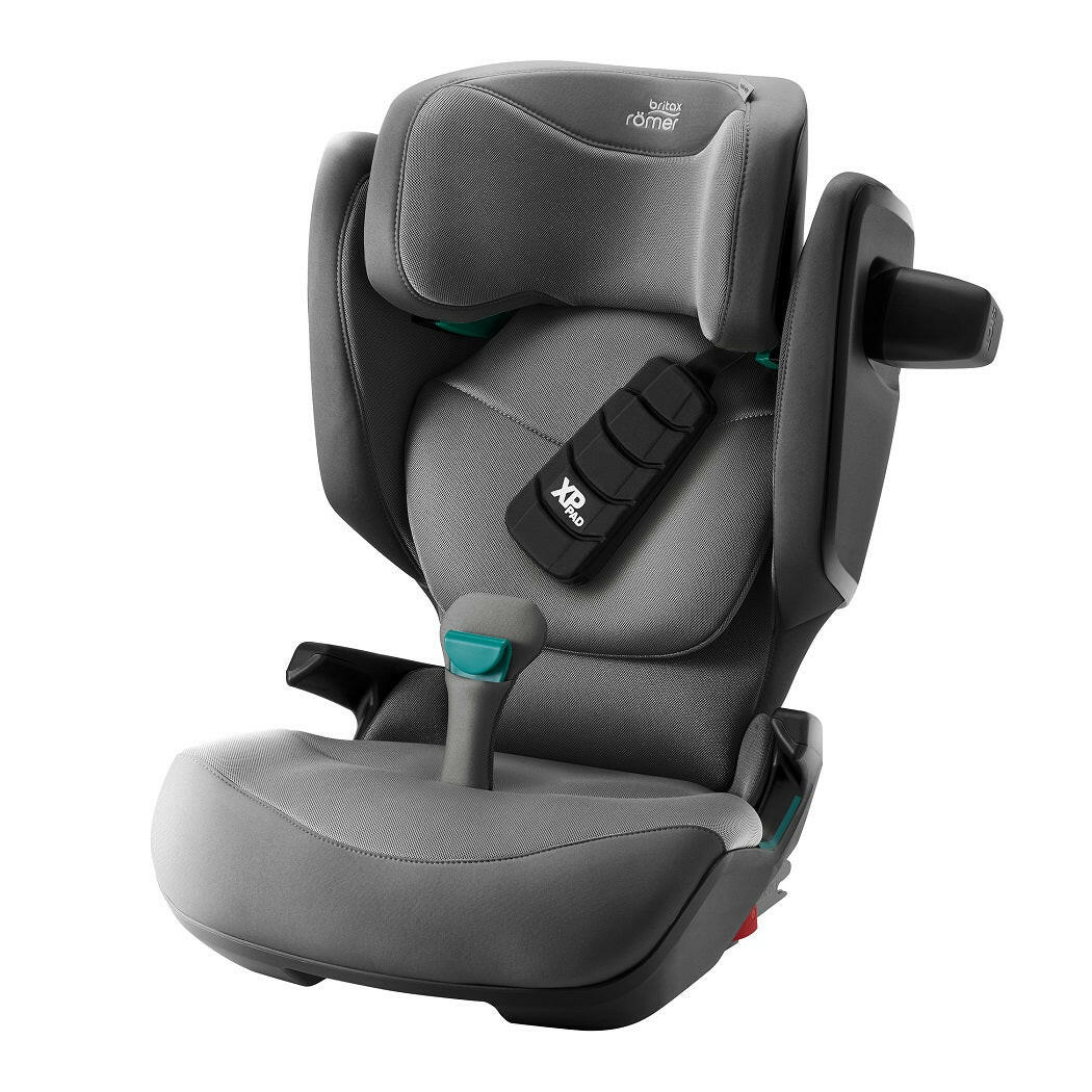 Britax Kidfix PRO i-Size Car Seat - Style Mineral Grey - quarter view