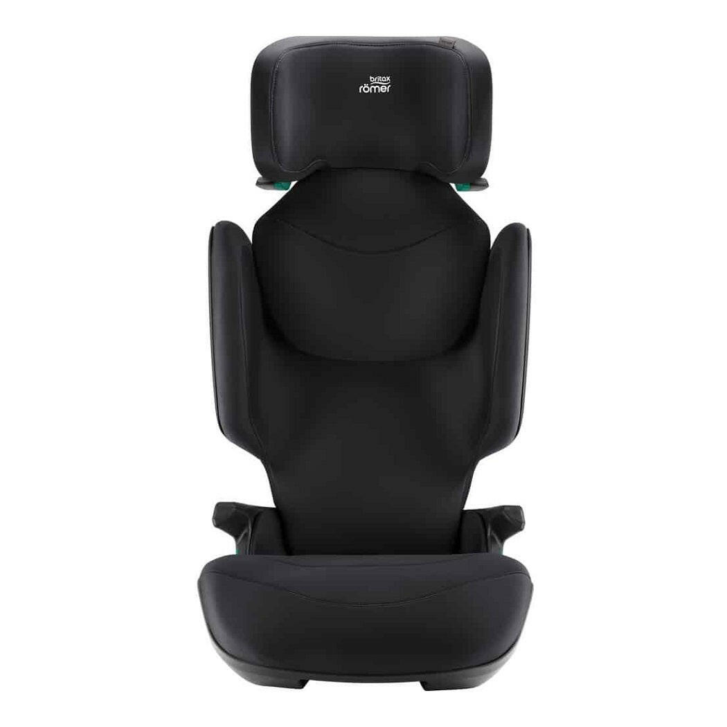 Britax Kidfix PRO M i-Size Car Seat - Classic Space Black - front view with headrest fully raised
