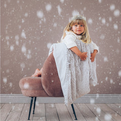 Bizzi Growin Koochicoo Soft & Fluffy Baby Blanket (Whisper Grey) - lifestyle image