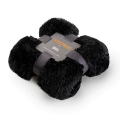 Bizzi Growin Koochicoo Soft & Fluffy Baby Blanket (Narnia) - showing the blanket within its presentation ribbon