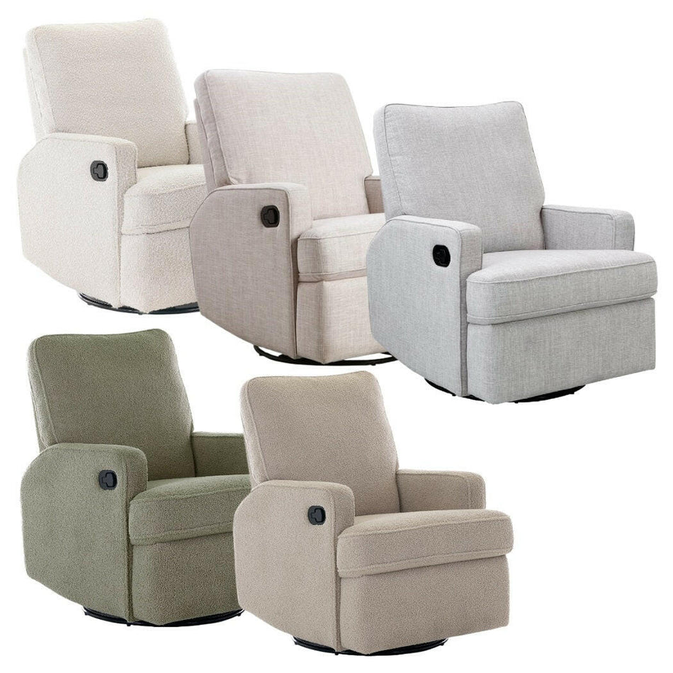 Obaby Madison Swivel Glider Recliner Nursing Chair