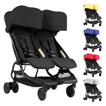 Mountain Buggy Nano Duo - Side-by-Side Double Pushchair - all colours