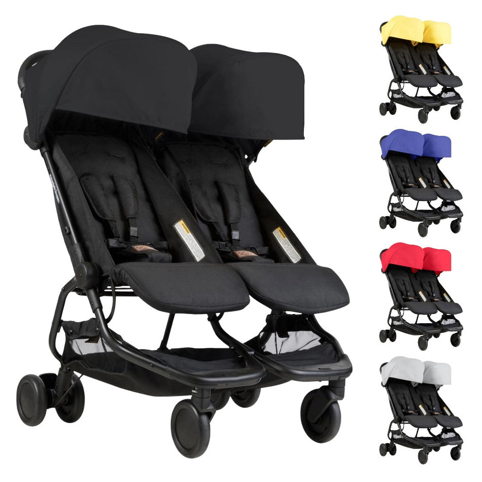 Mountain Buggy Nano Duo - Side-by-Side Double Pushchair - all colours
