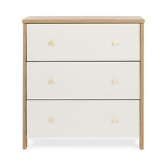 Obaby Nika Changing Unit Oak & White - without changing top 