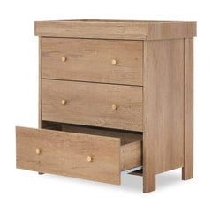 Obaby Nika Changing Unit - Oak - with changing top
