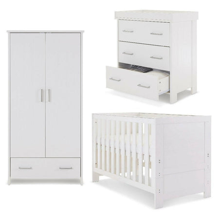 Obaby Nika Mini 3-Piece Room Set - White Wash