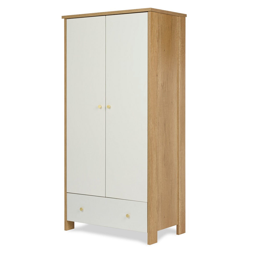 Obaby Nika Wardrobe Oak & White