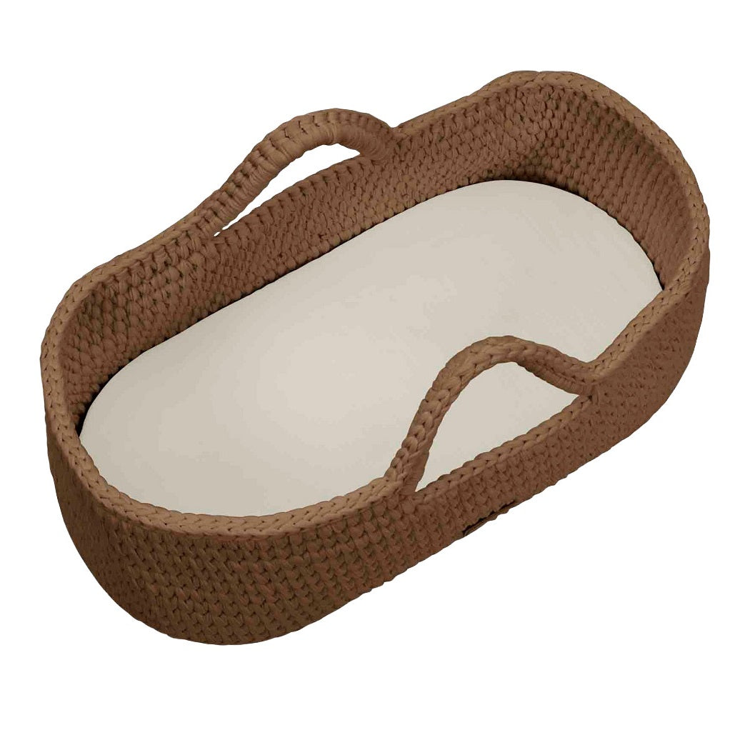 Ickle Bubba Nova Moses Basket - Mocha basket with mattress