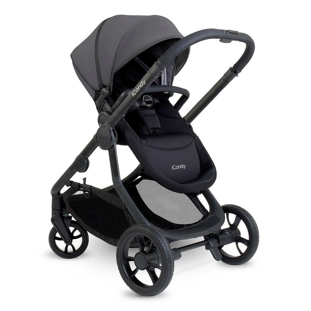iCandy Orange 4 Combo Bundle - Fossil - showing the pushchair in parent-facing mode