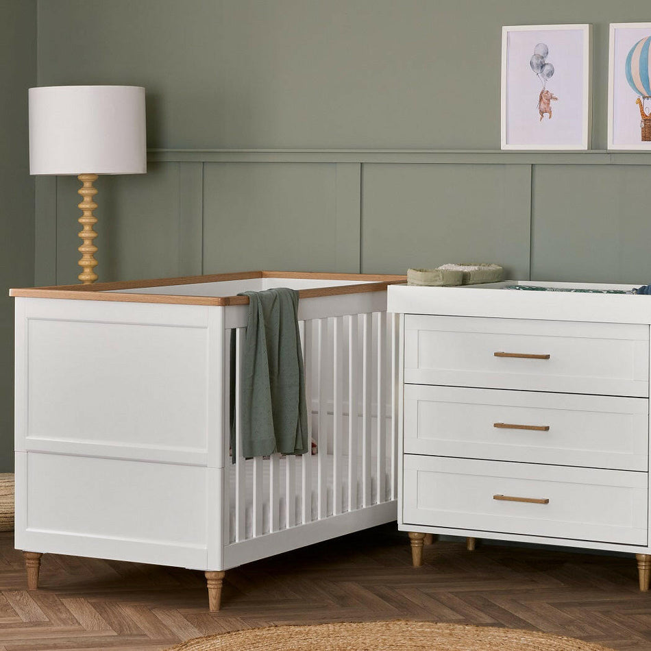 Obaby Orla 2 Piece Room Set - White with Oak