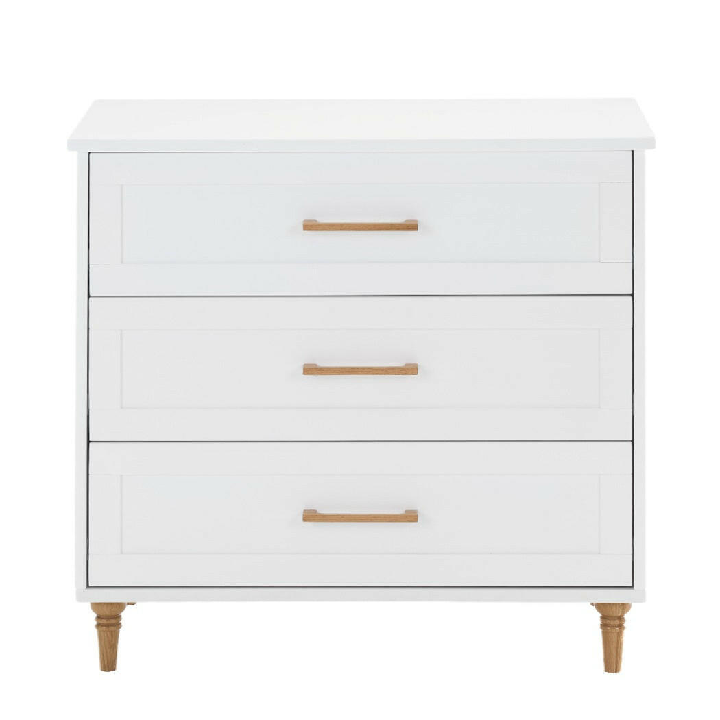 Obaby Orla Changing Unit - White with Oak - shown without its changing top