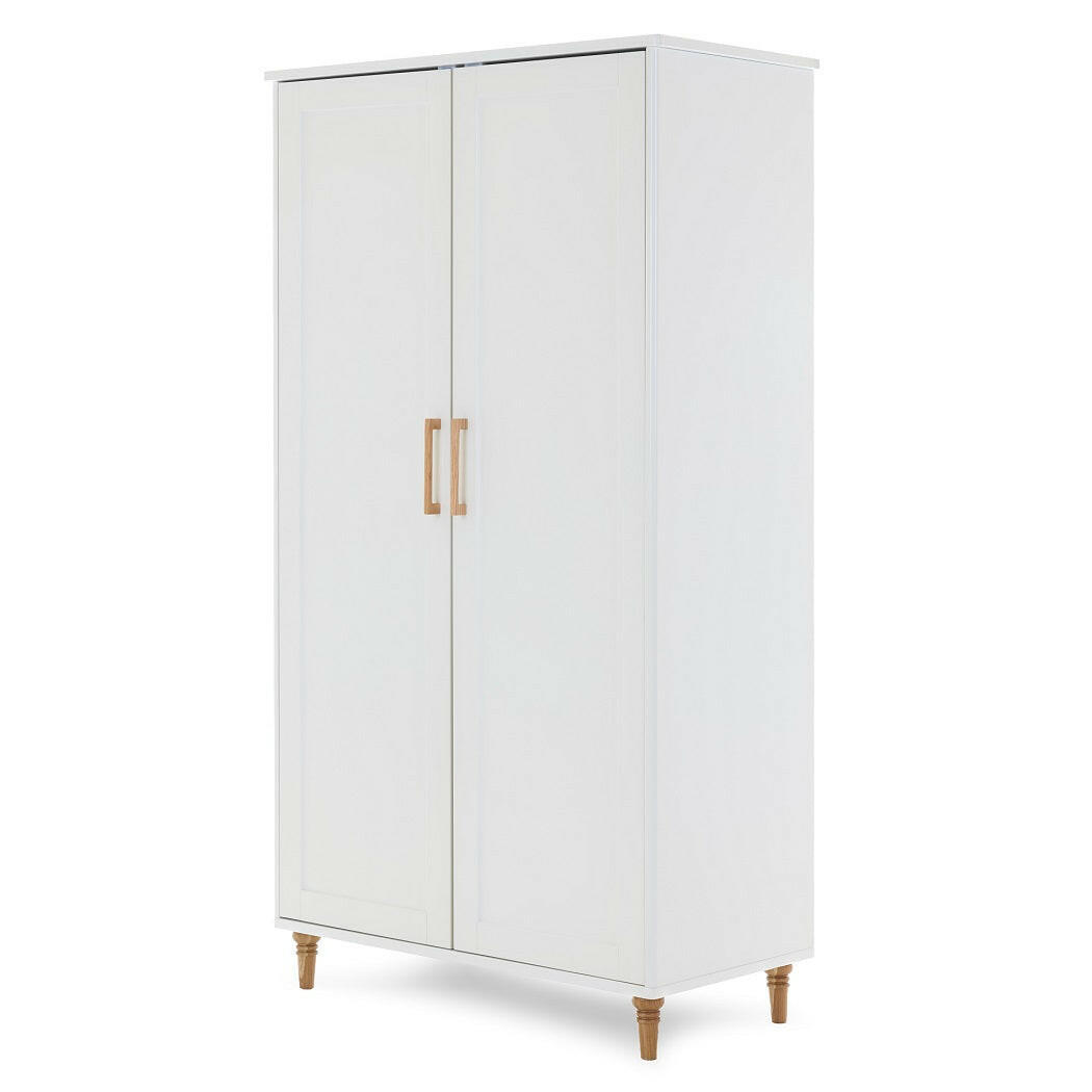 Obaby Orla Wardrobe - White with Oak 