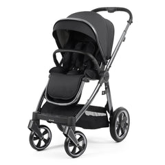 BabyStyle Oyster 3 LUXURY Bundle with Maxi-Cosi Pebble 360 Pro (Carbonite) - showing the pushchair in forward-facing mode