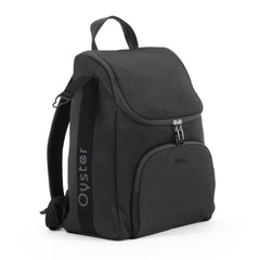 BabyStyle Oyster 3 LUXURY Bundle with Maxi-Cosi Pebble 360 Pro (Carbonite) - showing the included matching backpack style changing bag